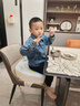 朵精靈馬蹄形兒童增高坐墊寶寶餐椅加高海綿小學(xué)生吃飯座椅椅子椅墊四季 【U型】氣泡恐龍（增高10cm） 41*44cm（無(wú)綁帶） 曬單實(shí)拍圖