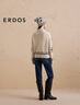 ERDOS 修身顯瘦9分小直筒褲復(fù)古休閑百搭女士牛仔褲 可水洗 經(jīng)典藍(lán) 175/80A/XXL 曬單實(shí)拍圖