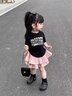 愛邁尼兒童蛋糕裙2025夏季新款裙子女童半身裙褲夏裝短裙百褶裙女中大童 4342粉色蛋糕裙 140 cm 曬單實(shí)拍圖