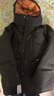 君羽羽絨服男700蓬白鵝絨秋冬季工裝風(fēng)加厚保暖鵝絨服SD63033 黑色 M 推薦126-145斤 曬單實(shí)拍圖
