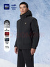 海瀾之家連帽羽絨服男蓬松保暖防風(fēng)鵝絨外套男冬季HWRAJ4W018A 曬單實(shí)拍圖