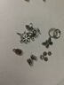 達(dá)不溜混裝100個(gè)小掛件流蘇吊墜合金diy串珠子手鏈發(fā)簪飾品配件生日禮物 古鍍銀+亮鍍銀兩色混裝20克約22 曬單實(shí)拍圖
