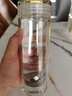 水宜生純鈦杯玻璃杯雙層水晶泡茶杯抑菌保溫防燙水杯商務(wù)便攜車(chē)載耐高溫 【物崋天寳】330ml 曬單實(shí)拍圖