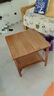 蒙特洛華邊桌北歐全實(shí)木沙發(fā)邊幾客廳白蠟木小方幾角幾陽(yáng)臺小茶幾床頭桌 北美進(jìn)口FAS白蠟木 小方幾 曬單實(shí)拍圖