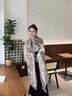 CHANEELR & KARITH圍巾女冬季大方巾保暖三角巾兩用雙面防寒生日小眾禮物送女友老婆 卡其 曬單實(shí)拍圖