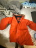 君羽戶(hù)外800高蓬羽絨服女中長(cháng)款加厚保暖工裝冬款大鵝羽絨服52034 橙紅 M （推薦106-115斤） 曬單實(shí)拍圖