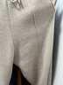 全棉時代（PurCotton）【秀場同款】2024冬新品女士棉線直筒褲通勤百搭 黑色 S (155) 曬單實拍圖