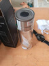 ZSR雙層高硼硅玻璃杯一鍵開蓋茶水分離鋼化玻璃茶杯防摔保溫水杯  雙層杯身 8倍厚底灰鋼蓋1500ml 曬單實(shí)拍圖