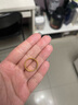 潮宏基足金5G黃金戒指女計價(jià) 御范 SRG30005635 15號戒圈約3.95g 曬單實(shí)拍圖