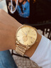 歐利時(shí)（OLEVS）瑞士認證含真黃金男士手表男款機械表全自動(dòng)高端防水品牌腕表十大 鋼帶全金【順豐速發(fā)+十年質(zhì)?！?曬單實(shí)拍圖