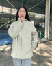 李寧馬龍同款沖鋒衣情侶春季戶外登山服CF溯萬龍甲防風(fēng)防水夾克外套 溶石灰-1 M 曬單實(shí)拍圖