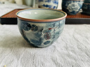 四方亭景德鎮(zhèn)老陶泥手工青花瓷茶盞品茗杯主人杯陶瓷功夫茶具茶杯單杯 國韻思古杯-山河 200mL以下 曬單實拍圖
