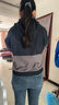 安德瑪（Under Armour）連帽衛(wèi)衣女 時(shí)尚潮流寬松舒適透氣休閑打底衫 1374113-001 L 曬單實(shí)拍圖