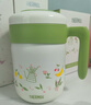 膳魔師（THERMOS）不銹鋼水杯辦公泡茶杯大容量桌面把手杯學(xué)生保溫杯生日禮物TCMM 抹茶綠 520ml 曬單實(shí)拍圖