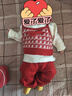 優(yōu)奇嬰兒秋冬套裝毛衣針織衫小外套秋裝女寶寶嬰幼兒秋季洋氣分體衣服 曬單實拍圖