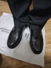 海瀾之家（HLA）皮鞋男款新品復古潮流英倫風(fēng)男士上班通勤百搭舒適軟底德比鞋 黑色-增高(HAAPXM1EBH090） 40 （尺碼偏大一碼，拍小一碼） 曬單實(shí)拍圖
