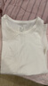 無(wú)印良品（MUJI）女式棉厚款圓領(lǐng)長(cháng)袖T恤上衣打底衫女款內搭冬季保暖秋衣 FCD14C4A 米白色 M 160/84A 曬單實(shí)拍圖