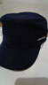 歌希尼爾帽子男春秋鴨舌帽軍帽韓版平頂帽男士秋冬百搭休閑夏季女中老年帽 藏青色 M 58cm中碼適合56-59頭圍 曬單實(shí)拍圖