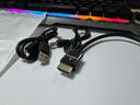 CableCC 臺式機(jī)顯卡筆記本HDMI轉(zhuǎn)VGA HDMI DVI聲卡4合1轉(zhuǎn)接線HDTV VGA口帶音頻 黑色 0.1m 曬單實拍圖