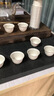 寶馳一次性功夫茶杯小號(hào)加厚硬稻殼家用商用辦公室杯子帶放置收納杯架 60ml稻香茶杯8包（共400個(gè)） 曬單實(shí)拍圖