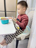 朵精靈馬蹄形兒童增高坐墊寶寶餐椅加高海綿小學(xué)生吃飯座椅椅子椅墊四季 【U型】太空熊（增高5cm） 41*44cm（帶綁帶） 曬單實拍圖