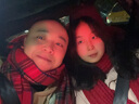 凡伊聆新年禮物本命年紅圍巾女紅色圍脖冬季新款過(guò)年保暖學(xué)生長(zhǎng)款百搭 毛球針織圍巾【紅色】 曬單實(shí)拍圖