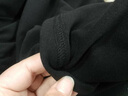 名創(chuàng)優(yōu)品（MINISO）黑色半高領打底衫男秋冬款德絨保暖內搭長袖t恤青少年加厚保暖衣 黑色(m斜線紋理胸標) L /175(體重120-140斤) 曬單實拍圖