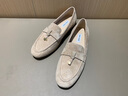 NINE WEST/玖熙反絨流蘇樂福鞋女女鞋復(fù)古百搭單鞋 NF538025SK 杏色36 曬單實(shí)拍圖