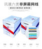 AXD 訊道六類(lèi)網(wǎng)線(xiàn)工程線(xiàn)CAT6無(wú)氧銅線(xiàn)芯 千兆非屏蔽雙絞線(xiàn) 家裝網(wǎng)絡(luò )布線(xiàn)監控線(xiàn) 305米一箱 黃色 【純銅】六類(lèi)非屏蔽千兆0.57mm【20米/卷】 曬單實(shí)拍圖