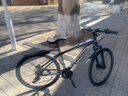 鳳凰（Phoenix） 山地自行車(chē)成年人男士女士學(xué)生變速減震油剎線(xiàn)剎山地車(chē)自行車(chē) 黑白色輻條輪高碳鋼車(chē)架 27.5寸（身高170-190左右） 27速數字指撥/默認線(xiàn)碟可改油碟 曬單實(shí)拍圖