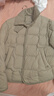 坦博爾秋冬羽絨服女輕薄短款襯衫領(lǐng)韓版外套226D 青木棕 XS (155) 曬單實(shí)拍圖