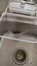 威爾基廚房水槽過濾網(wǎng)瀝水架食物殘渣濾網(wǎng)垃圾漏網(wǎng)洗碗池過濾器瀝水籃 白色【吸盤支架+100過濾網(wǎng)】 曬單實拍圖