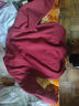 GENIOLAMODE蛇年衛衣男本命年重磅加厚新年簡(jiǎn)約時(shí)尚百搭加絨上衣潮 酒紅 XL 曬單實(shí)拍圖