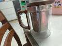 憶壺茶（YIHUTEA）茶杯玻璃茶水分離杯帶過(guò)濾家用辦公室男女泡茶杯茶道喝茶水杯子 【升級內膽】木把泡茶杯 400ml 曬單實(shí)拍圖