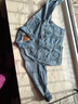 Levi's【商場同款】李維斯女士時尚短款牛仔夾克A9155 牛仔藍 L 曬單實拍圖