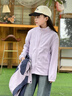 迪士尼寶寶兒童沖鋒衣三合一羽絨內(nèi)膽2025新款女童外套冬季保暖女大童羽絨服 【三防 一衣四穿】雪青紫+紫 150 曬單實(shí)拍圖