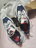 斯凱奇（Skechers）男鞋春夏季2025新款老爹鞋輕便運(yùn)動(dòng)鞋厚底增高透氣休閑三代熊貓鞋 白色/海軍藍(lán)色/紅色-WNVR 42 曬單實(shí)拍圖