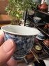 鐘家窯茶杯 景德鎮(zhèn)手繪青花柴窯萬花主人杯單杯男士高端品茗茶器 曬單實拍圖