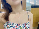 法蔻（farcoko）一吻永痕項鏈女新款配飾輕奢小眾高級感送禮生日七夕節(jié)禮物送女友 輕奢款一吻永恒（粉色） 曬單實拍圖