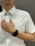 金利來短袖襯衫男裝【冰肌涼感防蚊】2025春夏新款顯瘦商務(wù)正裝襯衣藍色 白色-00 L 175/92A 推薦130-140斤 曬單實拍圖