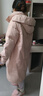 雪中飛羽絨服女長(cháng)款寬松休閑狐貍毛領(lǐng)簡(jiǎn)約氣質(zhì)外套3386 粉色 M 曬單實(shí)拍圖