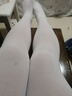 翡遇Lolita純欲奶白色白軟萌可愛jk少女天鵝絨120d連褲舞蹈打底褲 純色-白 80-140斤/145-170CM 曬單實拍圖