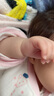 人之初嬰兒衣服秋冬季0-3月6男女寶寶連體衣新生兒夾棉偏開(kāi)棉哈衣棉衣 粉色 59cm 曬單實(shí)拍圖