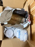 沉弗一次性碗圓形飯盒外賣(mài)快餐盒食品級泡面碗筷塑料打包盒帶蓋餐具 1000ml圓形透明300套（整箱） 曬單實(shí)拍圖