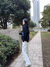 燦圖 美式hiphop運(yùn)動褲子女春秋季寬松休閑褲小個子潮流百搭束腳衛(wèi)褲 白灰色【常規(guī)款】 M 【尺碼偏大，建議拍小一碼】 曬單實(shí)拍圖