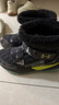 安德瑪（Under Armour）男女童秋冬戶外棉靴加絨魔術(shù)貼雪地靴2441508 黑/綠 38碼  曬單實(shí)拍圖