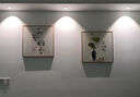 家欣三餐四季餐廳裝飾畫(huà)吃飯廳原木風(fēng)掛畫(huà)高檔客廳廚房餐邊柜墻面壁畫(huà) B-半日閑 50cm*50cm 原木色框+油畫(huà)布面 曬單實(shí)拍圖