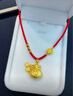 尋森黃金福袋吊墜足金999雙魚福袋項鏈3D硬金轉(zhuǎn)運(yùn)珠編織鎖骨鏈 約4.6g 黃金福袋+蓮花+轉(zhuǎn)運(yùn)珠 約4.5克 曬單實拍圖