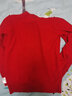 真維斯童裝兒童毛衣秋冬2026馬年紅色針織衫中大童過(guò)年服女童本命年衣服 曬單實(shí)拍圖