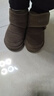 ABC KIDS兒童雪地靴冬季加絨男童休閑鞋女童防滑棉靴 卡其 28碼內長(cháng)174  曬單實(shí)拍圖